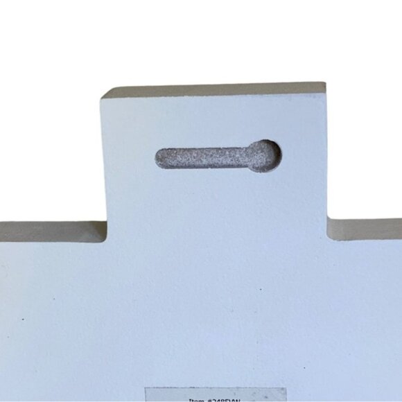 Cross Wall Decor Hanging or Freestanding Religious Home Decor Gift White Black - Picture 10 of 16